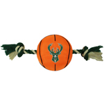 BUK-3105 - Milwaukee Bucks - Nylon Basketball Rope Toy