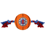 LAC-3105 - Los Angeles Clippers - Nylon Basketball Rope Toy