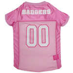 WI-4019 - Wisconsin Badgers - Pink Mesh Jersey