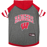 WI-4044 - Wisconsin Badgers -Hoodie Tee