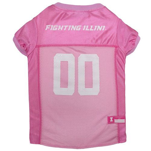 Illinois Fighting Illini - Pink Football Jersey