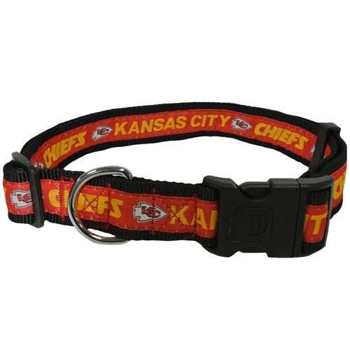 Kansas City Chiefs Extra Large Dog Collar