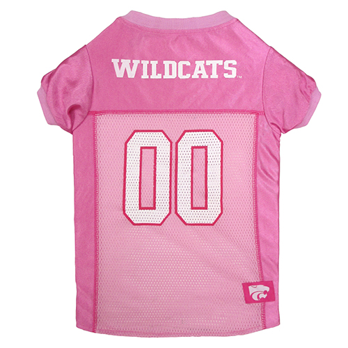 Kansas State Wildcats - Pink Football Mesh Jersey