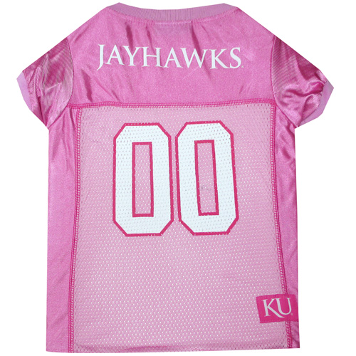 University of Kansas - Pink Mesh Football Jersey