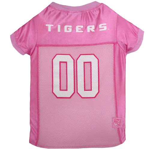 LSU Tigers - Pink Football Mesh Jersey