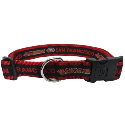 San Francisco 49ers Extra Large Dog Collar