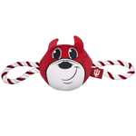 IND-3242 - Indiana Hoosiers - Mascot Double Rope Toy