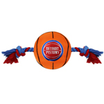 PST-3105 - Detroit Pistons - Nylon Basketball Rope Toy