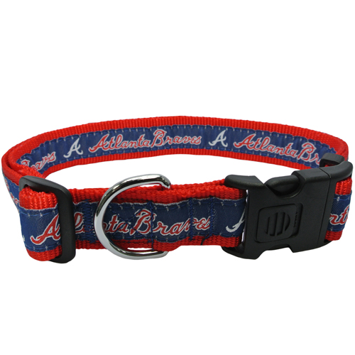 Atlanta Braves Extra Large Dog Collar