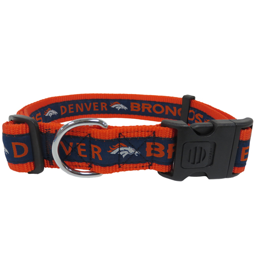 Denver Broncos Extra Large Dog Collar