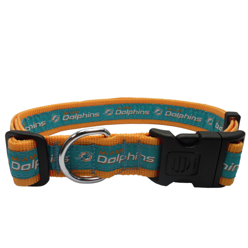 Miami Dolphins Extra Large Dog Collar