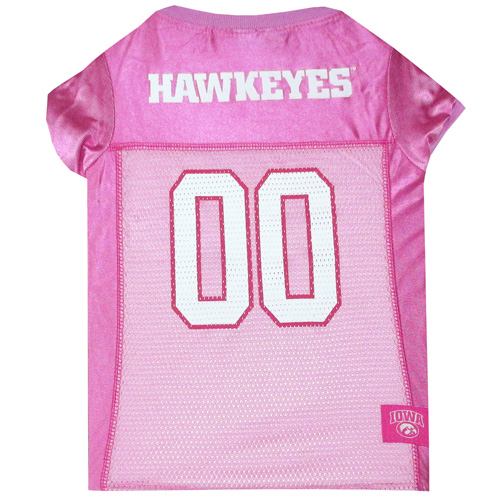 University of Iowa Hawkeyes - Pink Football Jersey
