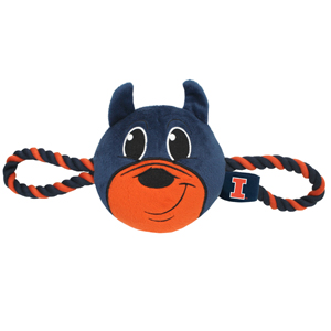 Illinois Fighting Illini - Mascot Double Rope Toy