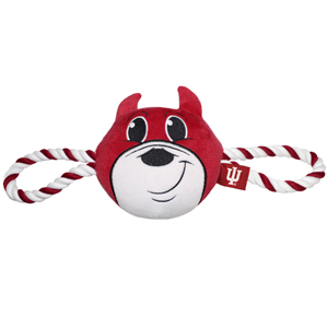 Indiana Hoosiers - Mascot Double Rope Toy
