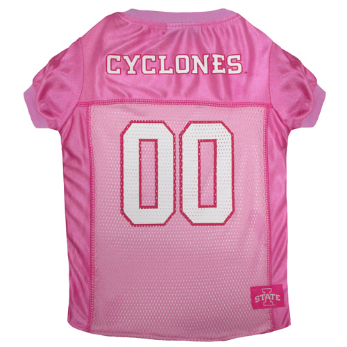 Iowa State Cyclones - Pink Football Mesh Jersey