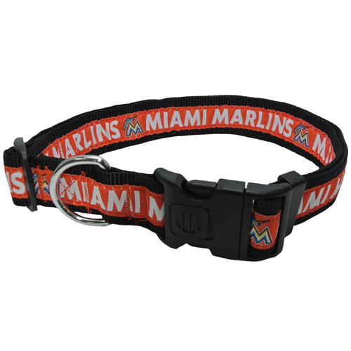 Miami Marlins Extra Large Dog Collar