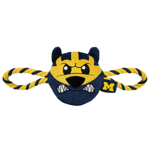 Michigan Wolverines - Mascot Double Rope Toy