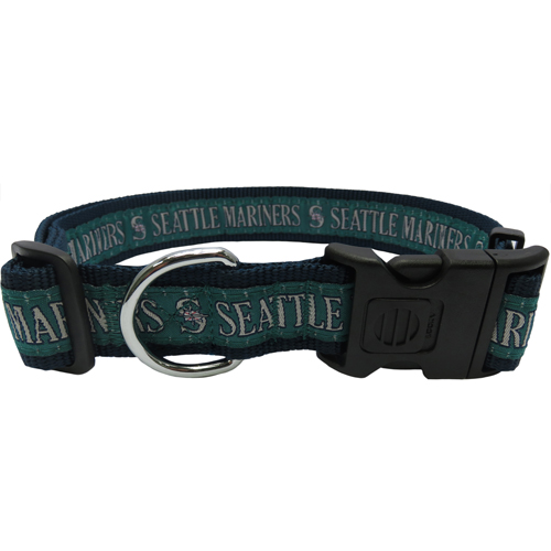 Seattle Mariners Extra Large Dog Collar