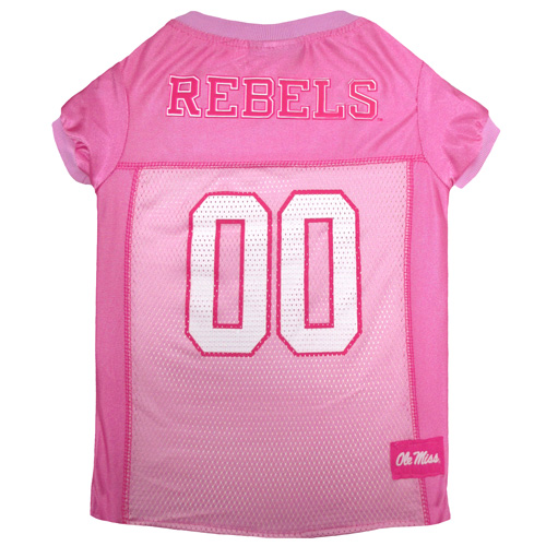 Mississippi Rebels - Pink Mesh Jersey